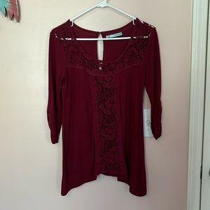 Soft and beautifully laced shirt